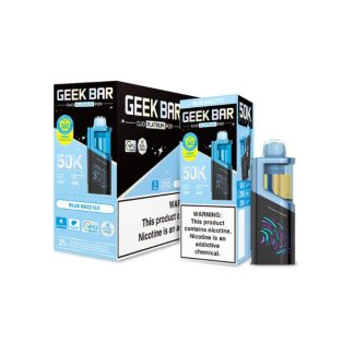 Geek Bar Clio Platinum 50K Disposable Pod blue razz ice