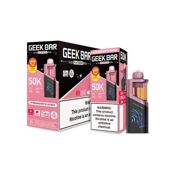 Geek Bar Clio Platinum 50K Disposable Pod b - burts only vapez