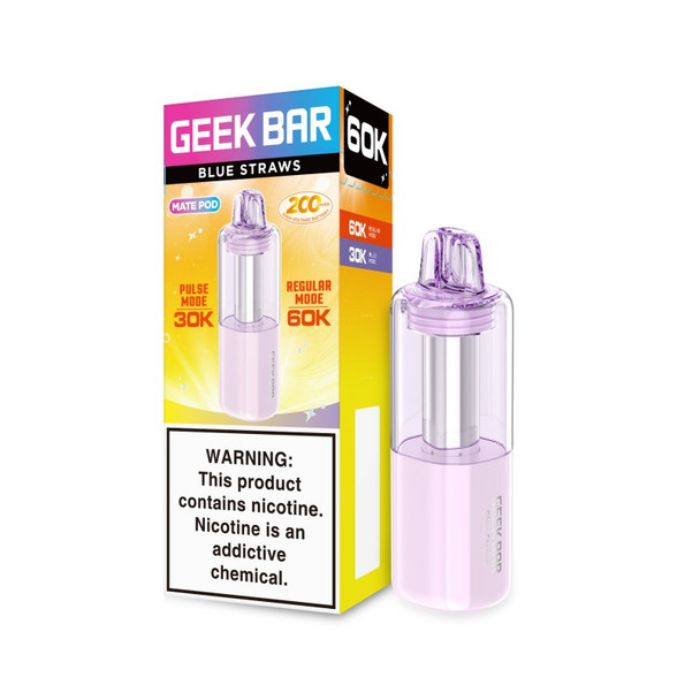 Geek Bar Mate 60K Disposable Pod blue only vapez