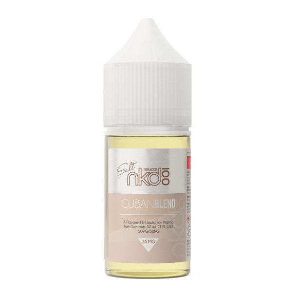 Naked 100 Nicotine Salts cuban blend only vapez