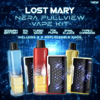 Lost Mary Nera Fullview 70K Vape Kit only vapez 
