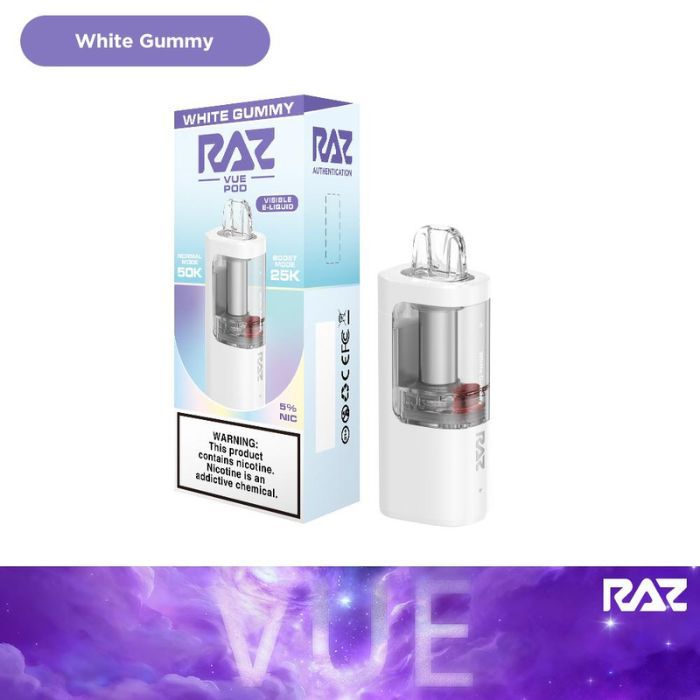 RAZ VUE 50K Disposable Pod white gummy