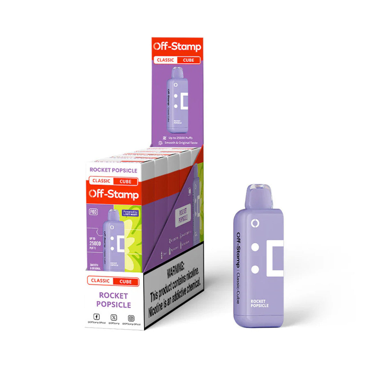 Off Stamp X-Cube Classic Disposable Pod Texas Compliant - Image 6