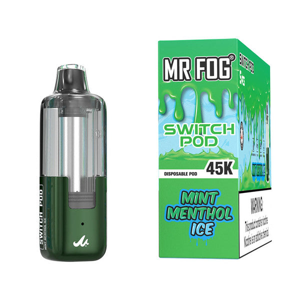 Mr Fog Switch 45K Disposable Pod mint only vapez