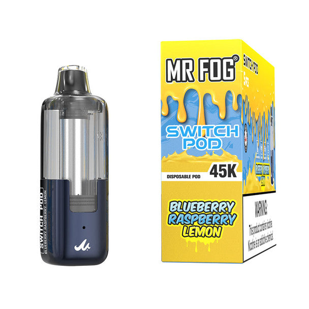 Mr Fog Switch 45K Disposable Pod lemon only vapez
