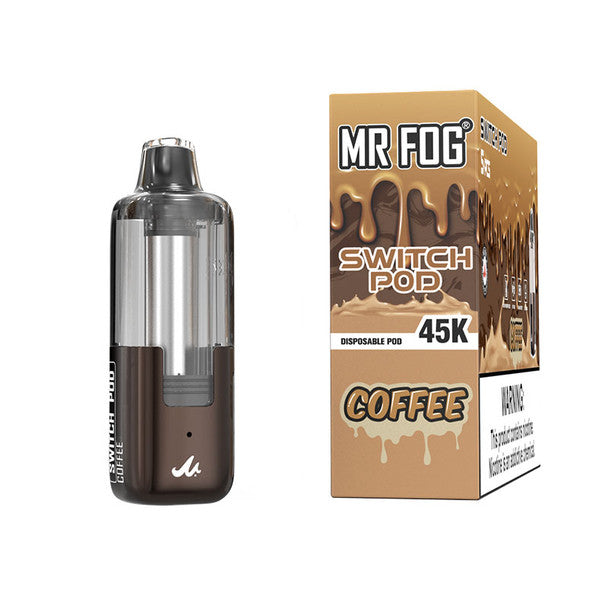 Mr Fog Switch 45K Disposable Pod coffee