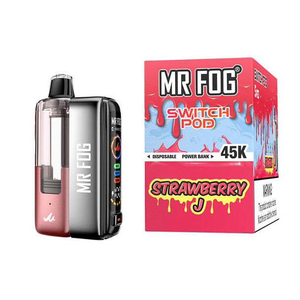 Mr Fog Switch 45K Vape Kit strawberry onyl vapez