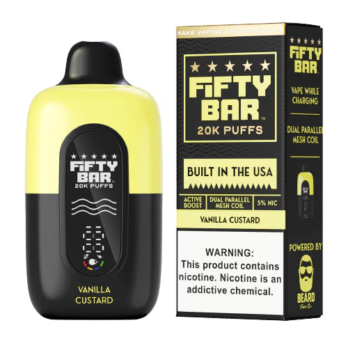 Fifty Bar 20K Black Series Vape - Image 4